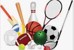 Some of the equipment used in girls sports.