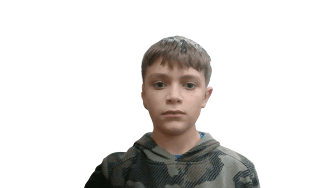 This is a picture of Gunner being himself.